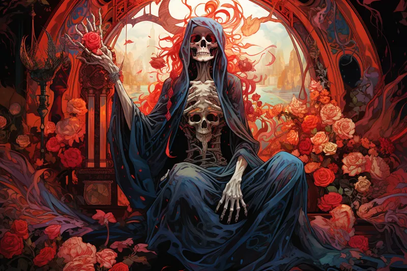 What does it mean to dream of a Santa Muerte altar?