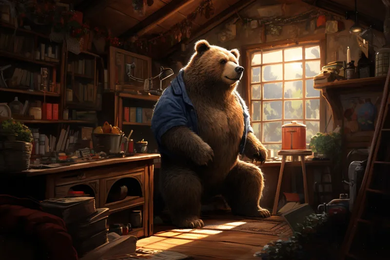 What does it mean to dream of a bear in your house?