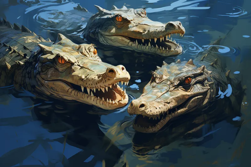 What does it mean to dream about crocodiles in clean water?