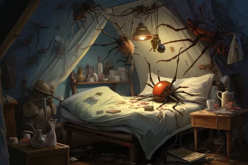 dream about bedbugs animation style