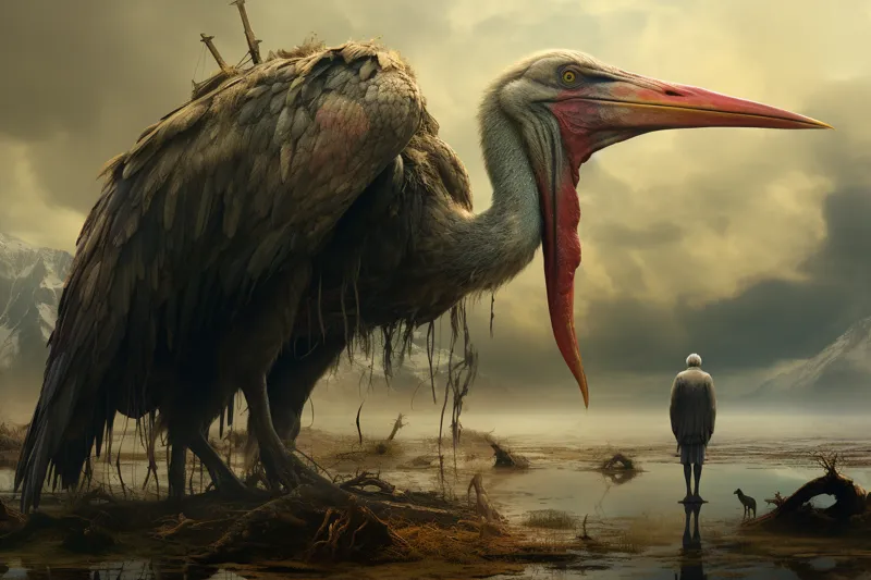 What does dreaming of a giant bird mean?