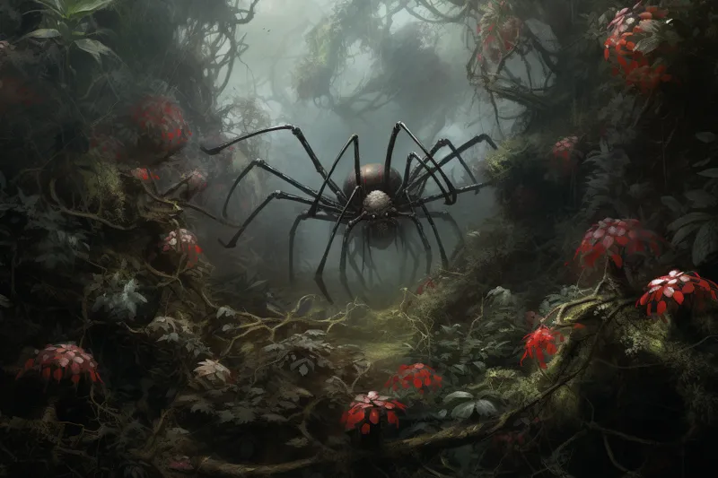 What does dreaming about spiders and bushes mean?