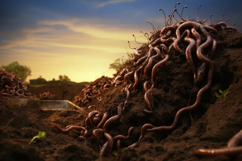 What does it mean to dream about worms in the ground?