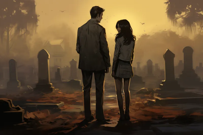 What does it mean to dream about your ex in a cemetery?